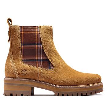 Timberland Courmayeur Valley Pull-On Zimné - Hnede Chelsea Cizmy Damske, T0470SK